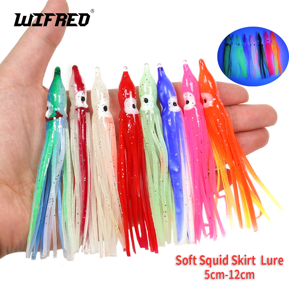 Fishing Lure Buzzbait - Wifreo 고무 오징어 스커트 낚시 바다