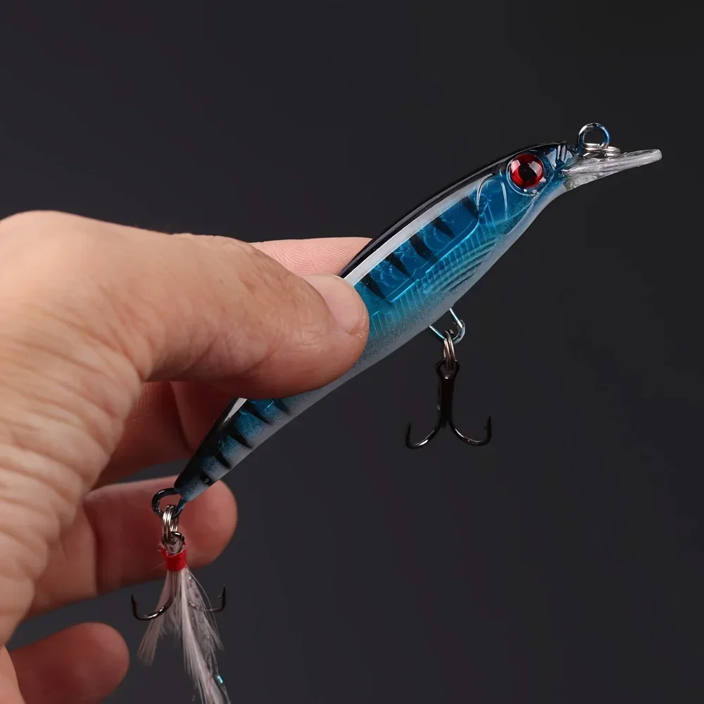 레이저 3D 눈 바이오닉 미노우 낚시 미끼 5개/박스  - Fishing Lure Box 리뷰 및 가격