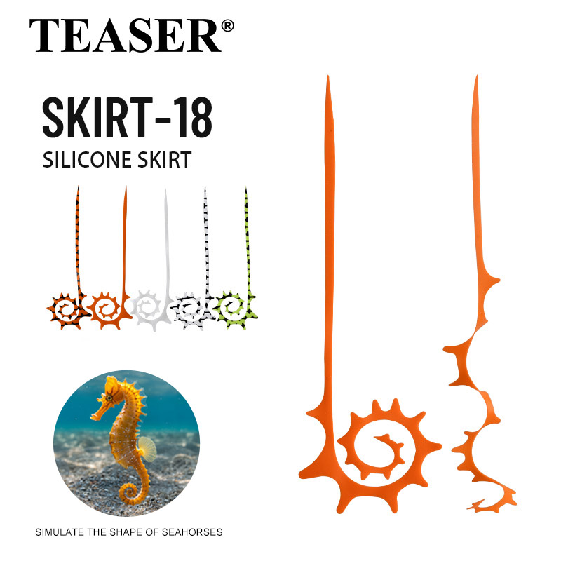 티저 5개입 SKIRT-18 145mm 실리콘 고무 스 - Fishing Lure Jig 리뷰 및 가격