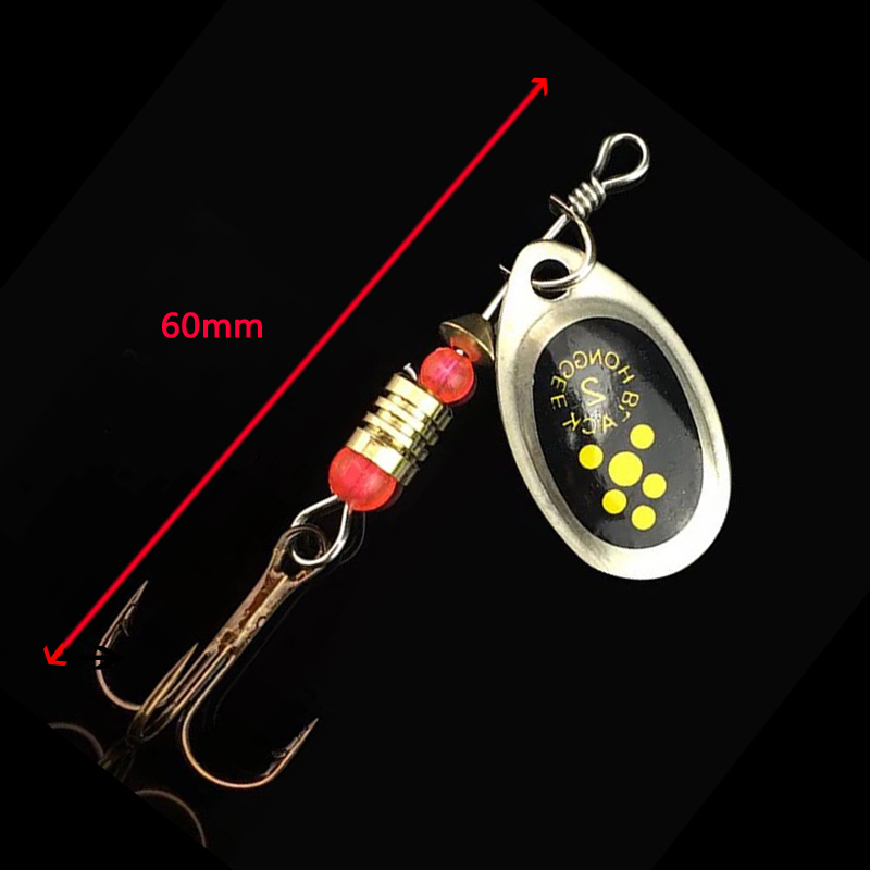 금속 스팽글 낚시 미끼 6cm 2.5g 1 개, 스피너 - Fishing Lure Crankbait 리뷰 및 가격