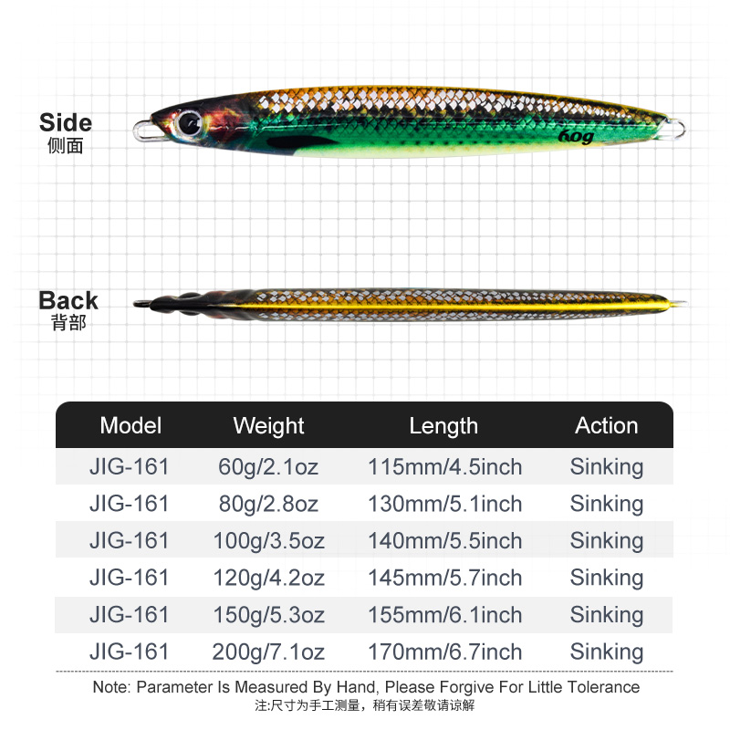 티저 J161 3D 프린팅 발광 UV 바이오닉 스케일  - Fishing Lure Jig 리뷰 및 가격